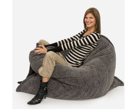 Напольная подушка Zen Lounger™ - Luscious Grey (серая)