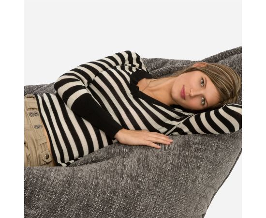 Напольная подушка Zen Lounger™ - Luscious Grey (серая)