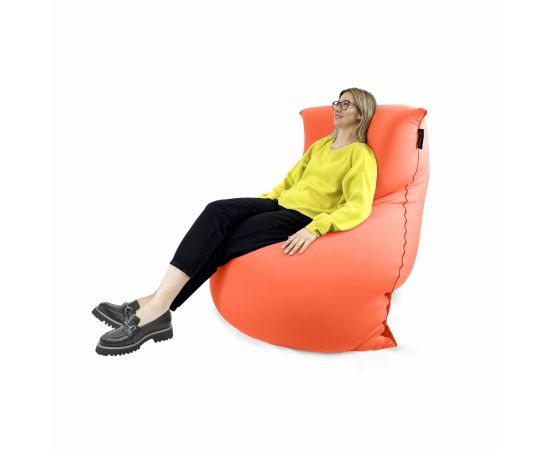 Бескаркасное кресло-мешок SNUGG™ - Orange Wine (оранжевый), Цвет: Orange Wine, Категория ткани: Спандекс, изображение 3