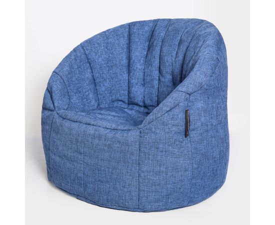 Дизайнерское бескаркасное кресло Butterfly Sofa™ - Blue Jazz (синее) Дизайнерское бескаркасное кресло Butterfly Sofa™ - Blue Jazz (синее)
