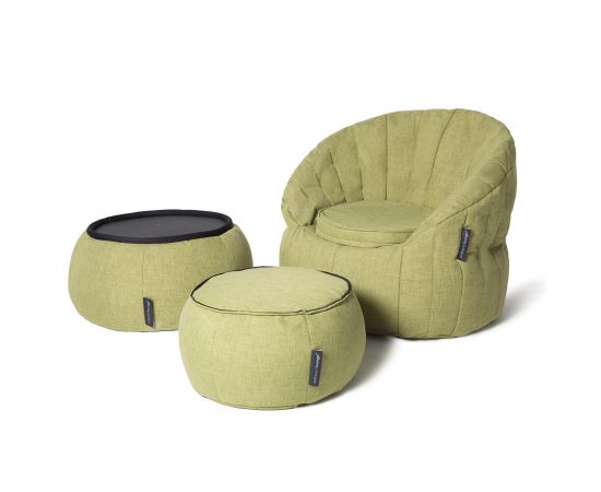 Дизайнерское бескаркасное кресло Butterfly Sofa™ - Lime Citrus (зеленое) Дизайнерское бескаркасное кресло Butterfly Sofa™ - Lime Citrus (зеленое)