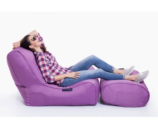 Пуфик Ottoman™ - Acai Merlot (лиловый)