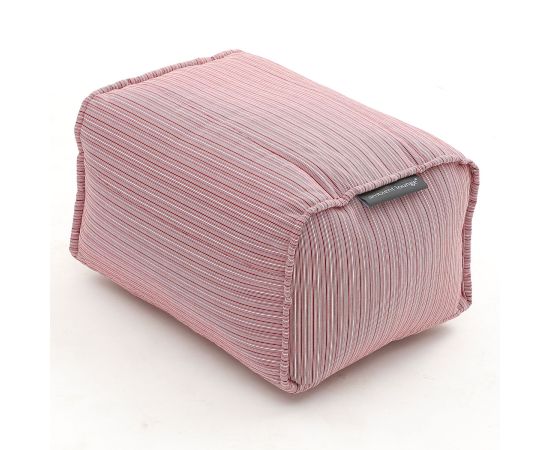 пуф под ноги розового цвета для улицы и дома