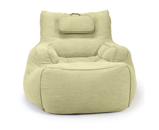 Дизайнерское бескаркасное кресло Tranquility Armchair (зеленого цвет)