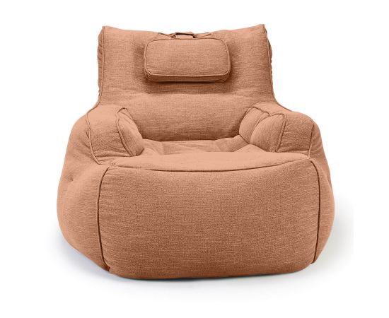 Дизайнерское бескаркасное кресло Tranquility Armchair (терракотовый цвет)