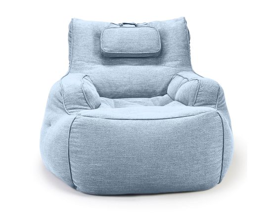 Дизайнерское бескаркасное кресло Tranquility Armchair (синего цвет)