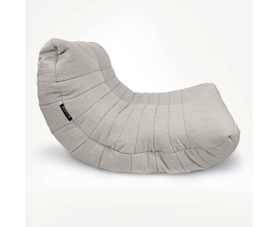 Бескаркасное кресло Acoustic Sofa Tundra Spring (светло-серый) рогожка