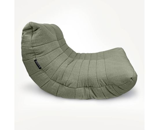 Бескаркасное кресло Acoustic Sofa Lime Citrus (зеленый) рогожка