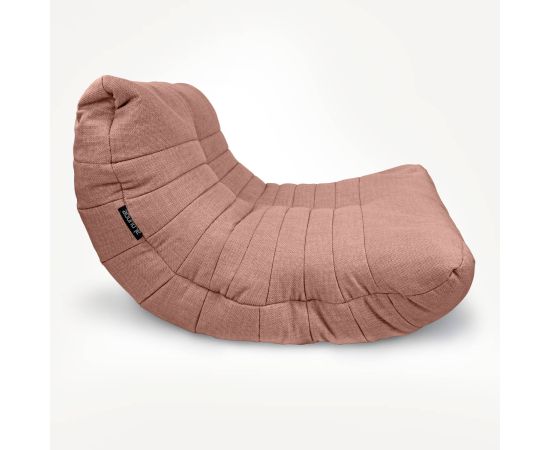 Бескаркасное кресло Acoustic Sofa Sakura Pink (розовое) рогожка