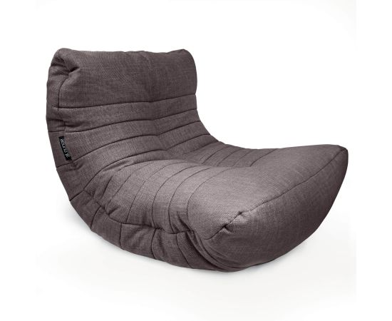 Бескаркасное кресло Acoustic Sofa™ - Luscious Grey (серое) рогожка Бескаркасное кресло Acoustic Sofa™ - Luscious Grey (серое) рогожка