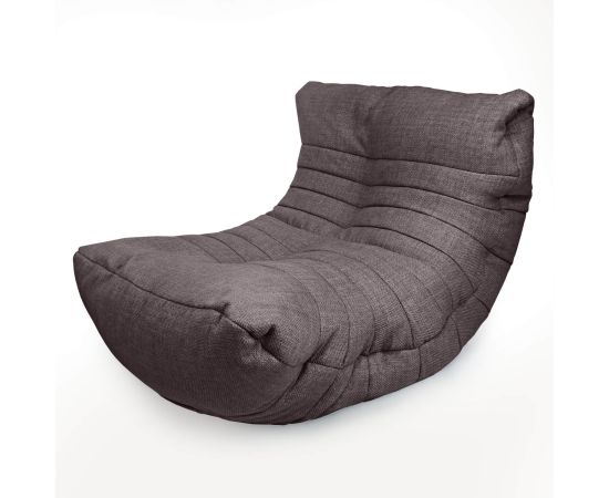 Бескаркасное кресло Acoustic Sofa™ - Luscious Grey (серое) рогожка Бескаркасное кресло Acoustic Sofa™ - Luscious Grey (серое) рогожка