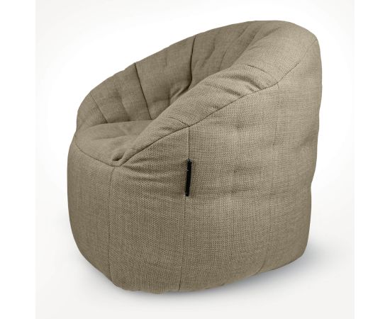 Дизайнерское бескаркасное кресло (бежевое)