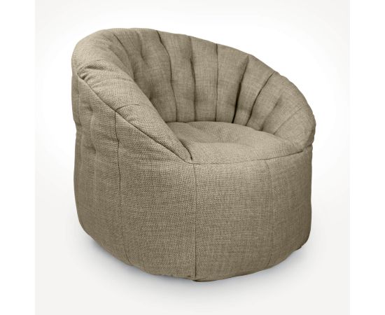 Дизайнерское бескаркасное кресло (бежевое)