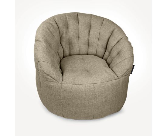 Дизайнерское бескаркасное кресло (бежевое)