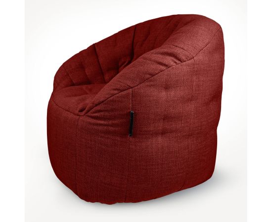 Дизайнерское бескаркасное кресло Butterfly Sofa™ - Wildberry Deluxe (красное)