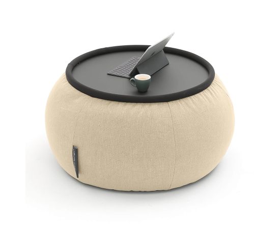 Комплект бескаркасной мебели Cove Package - Blue Jazz (синий), Цвет: Eco Weave, Категория ткани: Шенилл, изображение 3