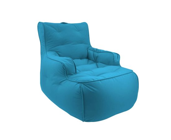 купить уличное бескаркасное кресло для сада tranquility armchair голубое