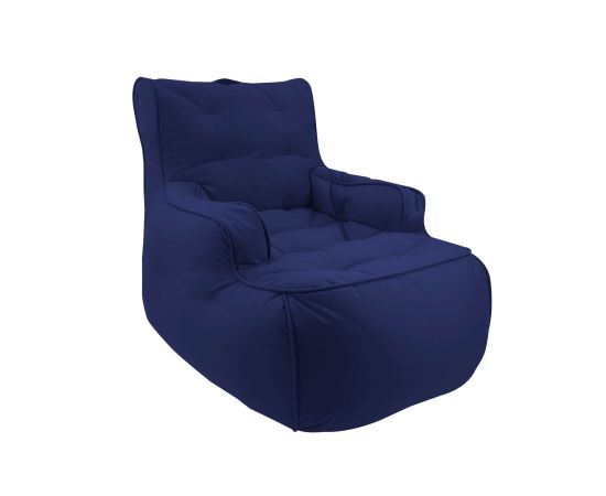 купить уличное бескаркасное кресло для сада tranquility armchair темно-синее