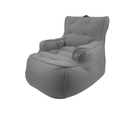 купить уличное бескаркасное кресло для сада tranquility armchair серое