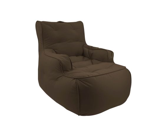 купить садовое бескаркасное кресло для улицы tranquility armchair коричневое