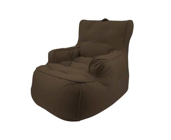купить уличное бескаркасное кресло для сада tranquility armchair коричневое