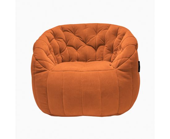 купить уютное бескаркасное кресло для приставки Butterfly Sofa Terra Cocta терракотовое