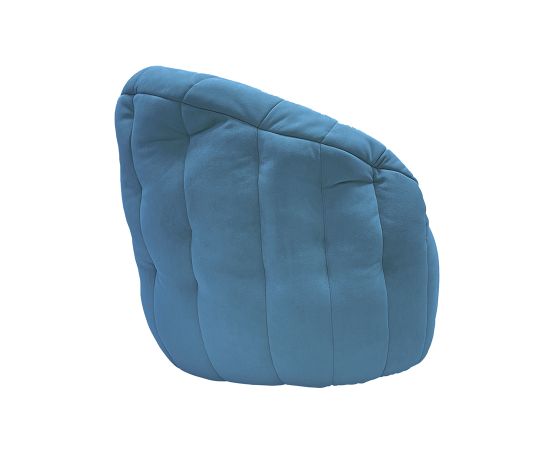 Дизайнерское бескаркасное кресло Butterfly Sofa Blue Jazz (синее)