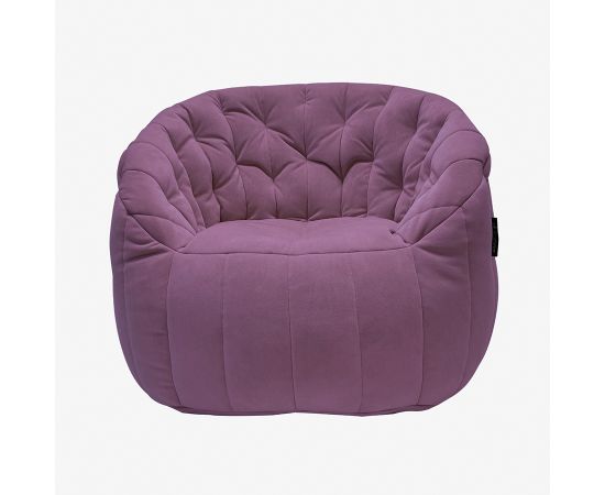 Широкое бескаркасное кресло Butterfly Sofa Sakura Pink (розовое)