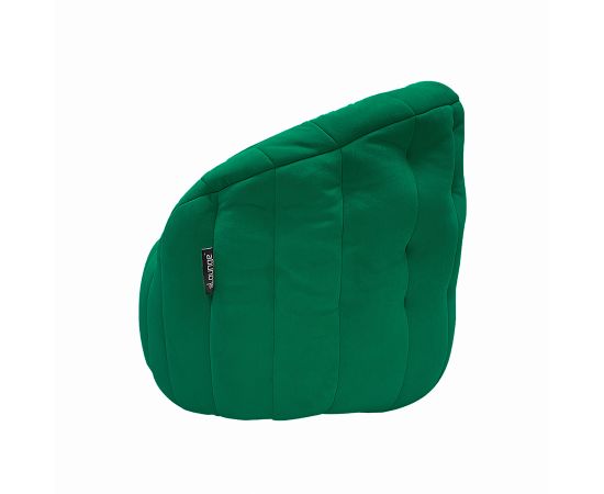 Широкое бескаркасное кресло Butterfly Sofa Forest Green (изумрудное)
