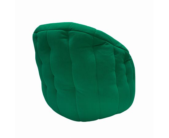Широкое бескаркасное кресло Butterfly Sofa Forest Green (изумрудное)