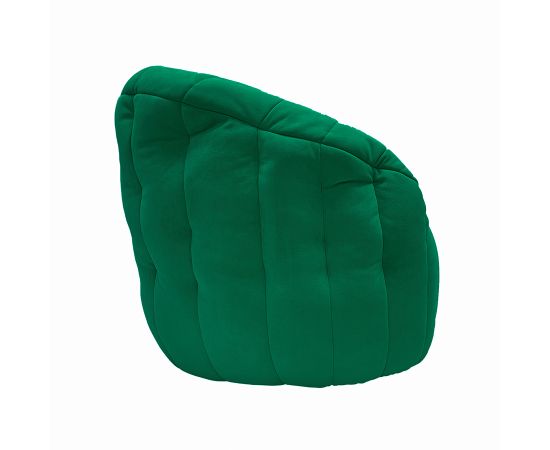 Широкое бескаркасное кресло Butterfly Sofa Forest Green (изумрудное)