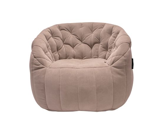 Дизайнерское бескаркасное кресло Butterfly Sofa Purple Rain (пудровое)
