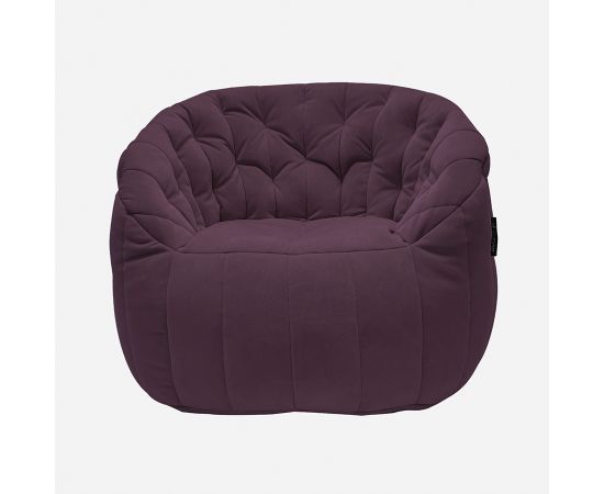 Дизайнерское бескаркасное кресло Butterfly Sofa™ - Aubergine Dream (фиолетовое)
