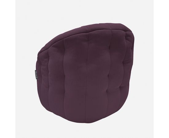 Дизайнерское бескаркасное кресло Butterfly Sofa™ - Aubergine Dream (фиолетовое)
