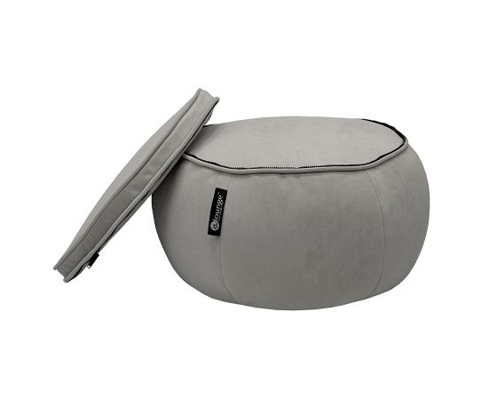 Бескаркасный пуф Wing Ottoman™ - Tundra Spring (светлый, почти белый), Цвет: Tundra Spring, Категория ткани: Велюр, изображение 2