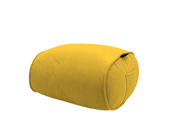 Купить мягкий пуфик под ноги желтого цвета Ottoman