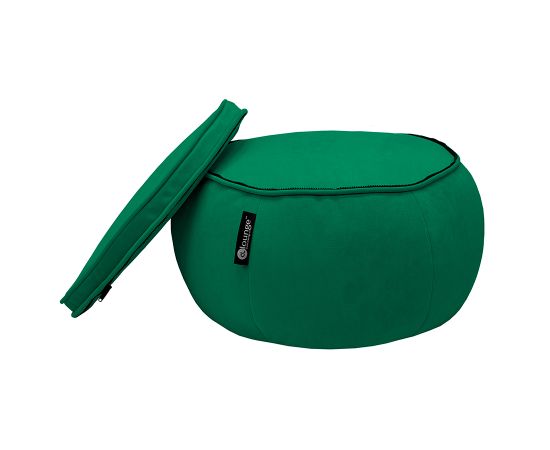 Бескаркасный пуф Wing Ottoman™ - Forest Green (зеленый), Цвет: Forest Green, Категория ткани: Велюр, изображение 2