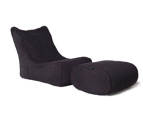 Бескаркасное кресло Evolution Sofa™ - Black Sapphire (черное), Цвет: Black Sapphire, Категория ткани: Sofa Weave, изображение 2