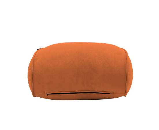 купить мягкий пуфик под ноги терракотового цвета Ottoman