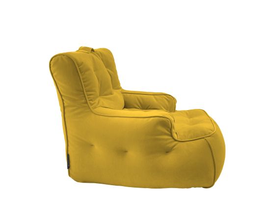 Большое мягкое кресло Tranquility Armchair™ - Yellow Shine (желтое), Цвет: Yellow Shine, Категория ткани: Велюр, изображение 3