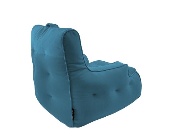 Большое мягкое кресло Tranquility Armchair™ - Blue Jazz (синее), Цвет: Blue Jazz, Категория ткани: Велюр, изображение 4