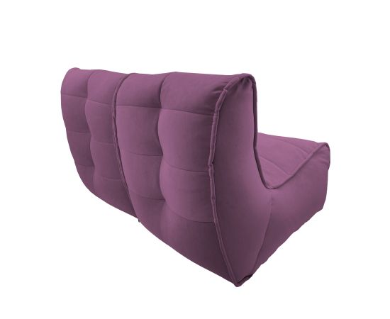 Бескаркасный двухместный диван Twin Couch™ - Sakura Pink (розовый велюр), Цвет: Sakura Pink, Категория ткани: Велюр, изображение 4