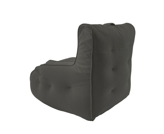 Бескаркасное кресло Tranquility Armchair™ - Black Sapphire (серо-черное), Цвет: Black Sapphire, Категория ткани: Велюр, изображение 7