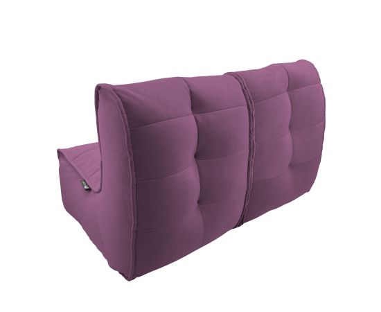 Бескаркасный двухместный диван Twin Couch™ - Sakura Pink (розовый велюр), Цвет: Sakura Pink, Категория ткани: Велюр, изображение 6