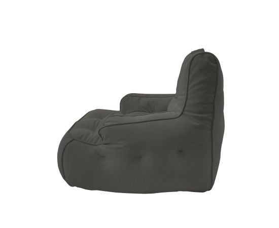 Бескаркасное кресло Tranquility Armchair™ - Black Sapphire (серо-черное), Цвет: Black Sapphire, Категория ткани: Велюр, изображение 8