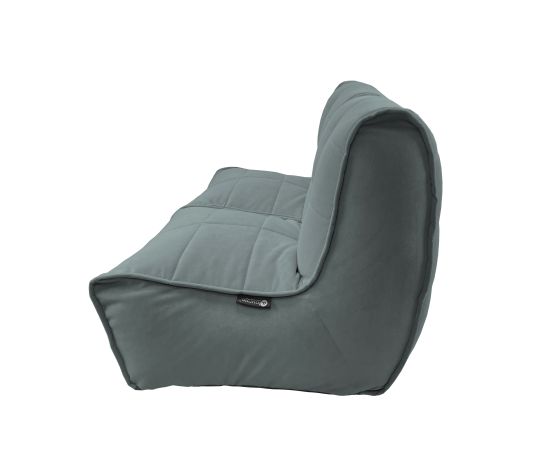 Бескаркасный двухместный диван Twin Couch™ - Keystone Grey (светло-серый), Цвет: Keystone Grey, Категория ткани: Велюр, изображение 7