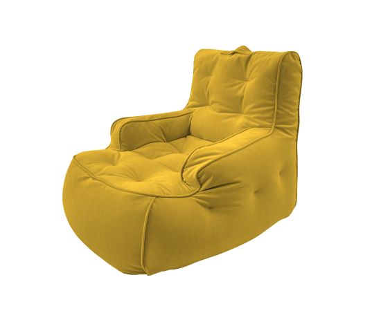 Большое мягкое кресло Tranquility Armchair™ - Yellow Shine (желтое), Цвет: Yellow Shine, Категория ткани: Велюр, изображение 9