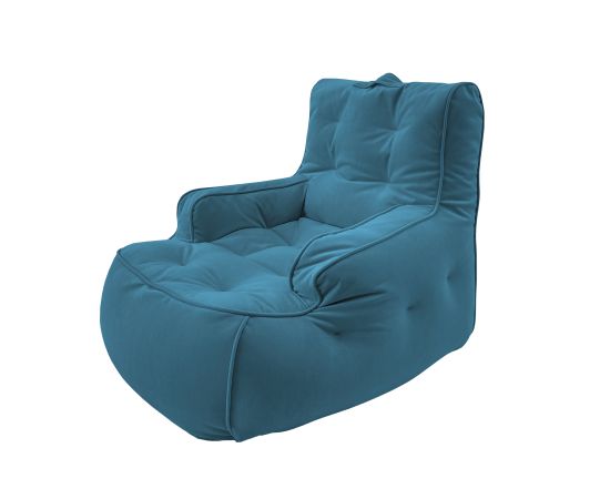 Большое мягкое кресло Tranquility Armchair™ - Blue Jazz (синее), Цвет: Blue Jazz, Категория ткани: Велюр, изображение 9