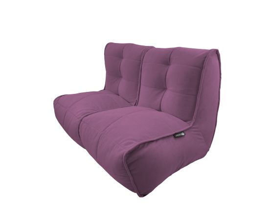 Бескаркасный двухместный диван Twin Couch™ - Sakura Pink (розовый велюр), Цвет: Sakura Pink, Категория ткани: Велюр, изображение 8