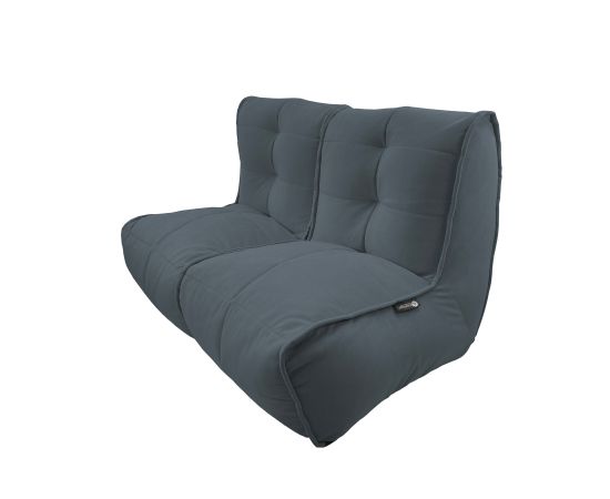 Бескаркасный двухместный диван Twin Couch™ - Luscious Grey (серый), Цвет: Luscious Grey, Категория ткани: Велюр, изображение 8